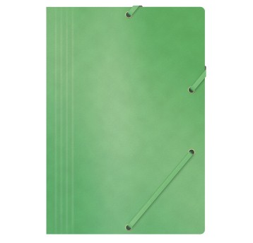 Teczka z gumką A4 OFFICE PRODUCTS preszpanowa kol. zielony 390g [21194011-02]