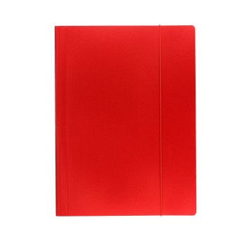 Teczka z gumką A4 VAUPE karton lakierowany kol. czerwony [319/01]