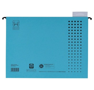 Teczka zawieszkowa A4 ELBA CHIC karton kol. niebieski [100552083]
