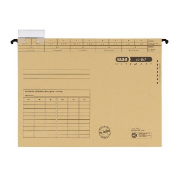 Teczka zawieszkowa A4 ELBA karton kol. brązowy [100331249]