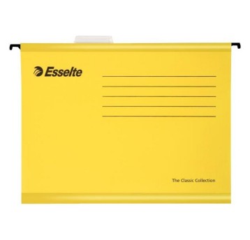Teczka zawieszkowa A4 ESSELTE CLASSIC karton kol. żółty [90314]
