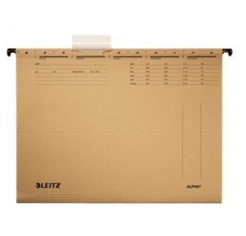 Teczka zawieszkowa A4 LEITZ ALPHA karton kol. jasnobrązowy [19150000]