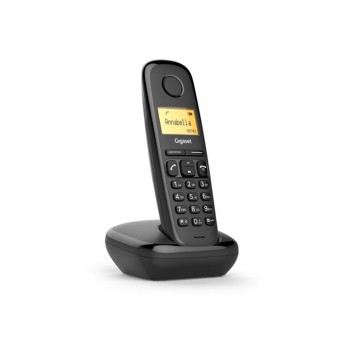 Telefon bezprzewodowy analogowy GIGASET kol. czarny 1 słuchawka [A170]