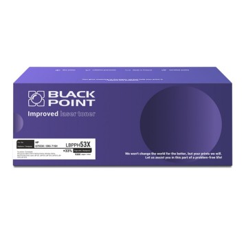 Toner BLACK POINT LBPPH53X do HP Q7553X / 53X black 9300 str. | CRG-715H |