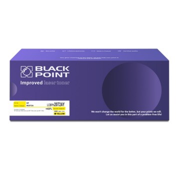 Toner BLACK POINT LCBPH2072AY do HP W2072A / 117A yellow 1000 str.