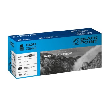 Toner BLACK POINT LCBPHM880C do HP CF301A / 827A cyan 32000 str.
