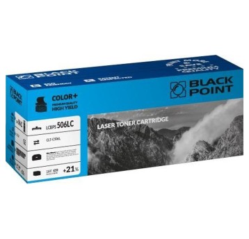 Toner BLACK POINT LCBPS506LC do Samsung CLT-C506L / C506L / SU038A cyan 4250 str.