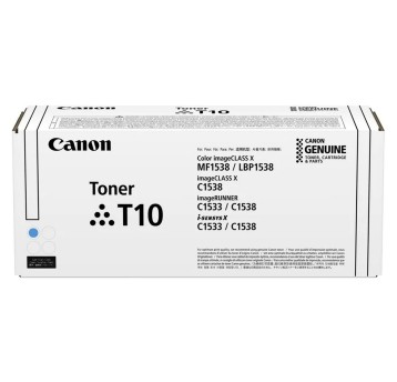 Toner CANON T10C / 4565C001 cyan 10000 str.