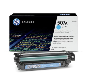 Toner HP CE401A / 507A cyan 6000 str.