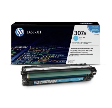 Toner HP CE741A / 307A cyan 7300 str.