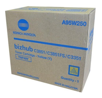 Toner KONICA MINOLTA TNP-49Y / A95W250 yellow 12000 str.