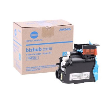 Toner KONICA MINOLTA TNP-51C / A0X5455 cyan 5000 str.