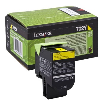 Toner LEXMARK 70C20Y0 / 702Y yellow 1000 str.