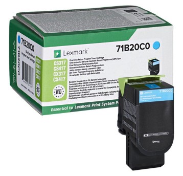 Toner LEXMARK 71B20C0 cyan 2300 str.