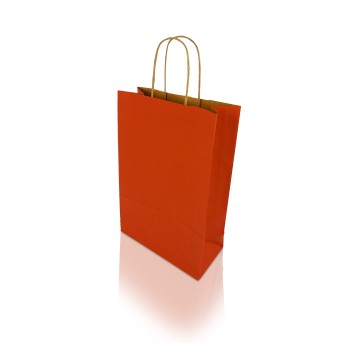 Torebka prezentowa papierowa z rączką 220 x 330 x 100mm BONG H-GREEN kol. czerwony 90g [12926]