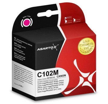 Tusz ASARTO AS-C102M do Canon PFI-102M / 0897B001 magenta 130ml