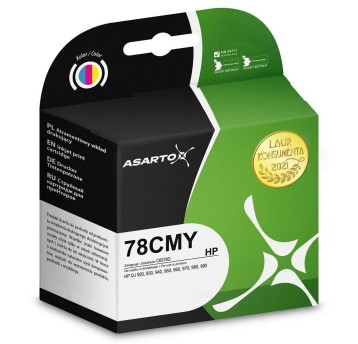 Tusz ASARTO AS-H78D do HP C6578A / 78 CMY 32ml 560 str. | C6578D / 78D / 78XL |