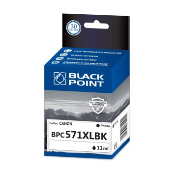 Tusz BLACK POINT BPC571XLBK do Canon CLI-571XL-BK / 0331C001 black 11ml 810 str.
