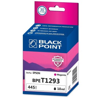 Tusz BLACK POINT BPET1293 do Epson T1293 / C13T12934012 magenta 10ml 445 str.