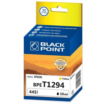 Tusz BLACK POINT BPET1294 do Epson T1294 / C13T12944012 yellow 10ml 445 str.