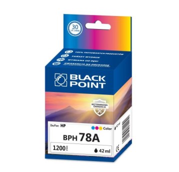 Tusz BLACK POINT BPH78A do HP C6578A / 78 CMY 42ml 1200 str. | C6578D / 78D / 78XL |