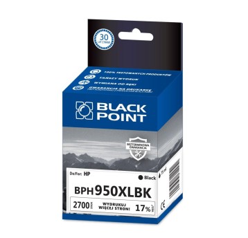 Tusz BLACK POINT BPH950XLBK do HP CN045AE / 950XL black 75ml 2700 str.