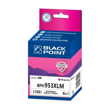 Tusz BLACK POINT BPH953XLM do HP F6U17AE / 953XL magenta 20ml 1700 str.