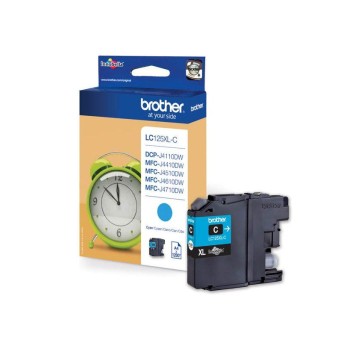 Tusz BROTHER LC-125XL-C cyan 10,8ml 1200 str.