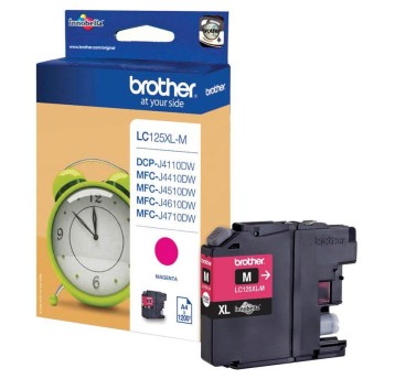 Tusz BROTHER LC-125XL-M magenta 10,8ml 1200 str.