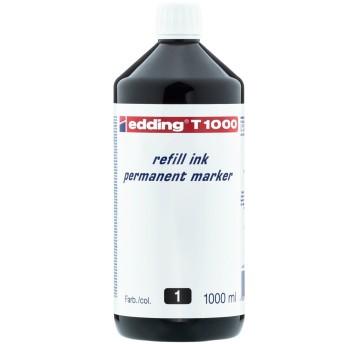 Tusz do napełniania markerów EDDING T1000 końcówka kol. czarny 1000ml do Edding 11