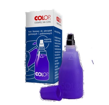 Tusz do pieczątek gumowych 25ml COLOP kol. fioletowy