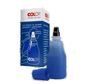 Tusz do pieczątek gumowych 25ml COLOP kol. niebieski