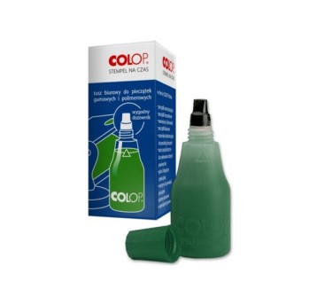 Tusz do pieczątek gumowych 25ml COLOP kol. zielony