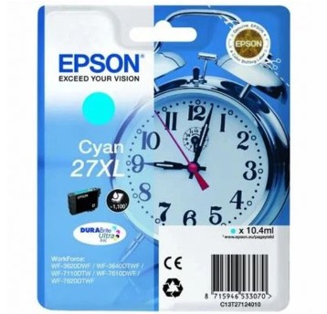 Tusz EPSON 27XL-C / T2712 / C13T27124012 cyan 10,4ml 1100 str.