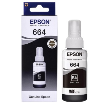 Tusz EPSON 664BK / T6641 / C13T66414A black 70ml 4000 str.