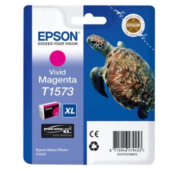 Tusz EPSON T1573 / C13T15734010 magenta 25,9ml (vivid)