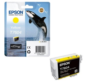 Tusz EPSON T7604 / C13T76044010 yellow 25,9ml 2100 str.