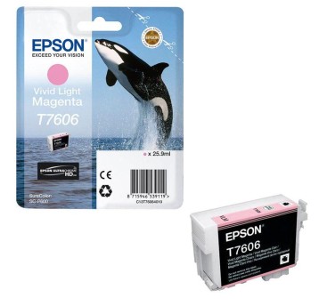 Tusz EPSON T7606 / C13T76064010 light magenta 25,9ml 2800 str. (vivid)