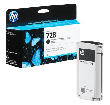 Tusz HP 3WX25A / 728 matte black 130ml