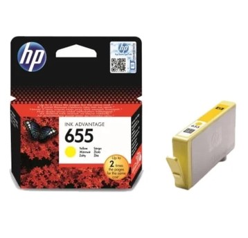 Tusz HP CZ112AE / 655 yellow 9ml 600 str.