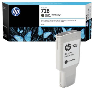 Tusz HP F9J68A / 728 matte black 300ml