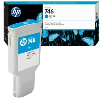 Tusz HP P2V80A / 746 cyan 300ml