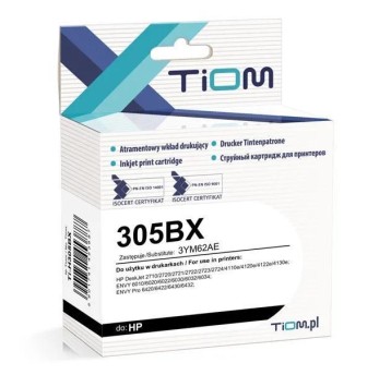 Tusz TIOM TI-H305BX do HP 3YM62AE / 305XL black 7ml 420 str.