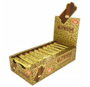 Wafel w czekoladzie SKAWA ELITESSE DE LUXE kakaowe kartonik 20g opak. zawiera 40 szt.