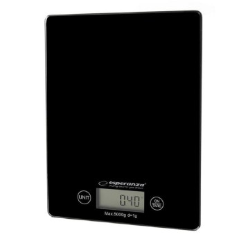 Waga elektroniczna kuchenna 1g 5kg ESPERANZA LEMON czarna [EKS002K]