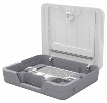 Walizka/podstawa pod laptop FELLOWES BREYTA kol. biały 2w1 [100016565]