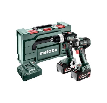 Wiertarko - wkrętarka METABO + zakrętak udarowy + 2x akumulator [685203000]
