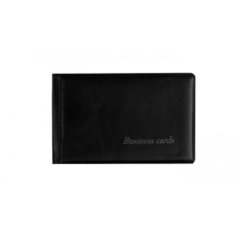 Wizytownik kieszonkowy BIURFOL 20 wizytówek kol. czarny [WI-03-03]