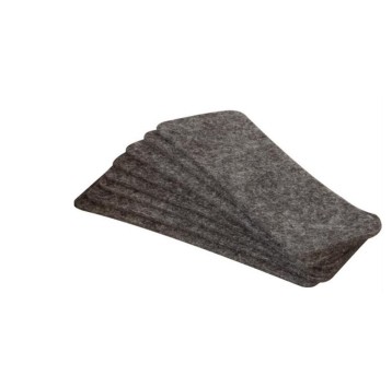 Wkład filcowy do wycieraka tablicowego 2x3 kol. szary do gąbek DUO i SLIM 10 szt. [AS123]