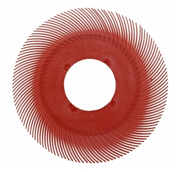 Wkład uzupełniający czyszczący 3M SCOTCH-BRITE Bristle BB-ZB otwór centralny Typ-C 152mm P220 kol. czerwony refil [172033]